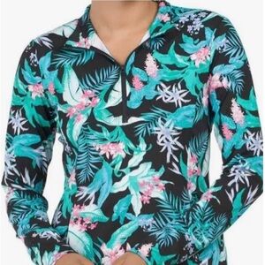 TH (XL) Tommy Bahama Active Floral QuickDry long sleeves